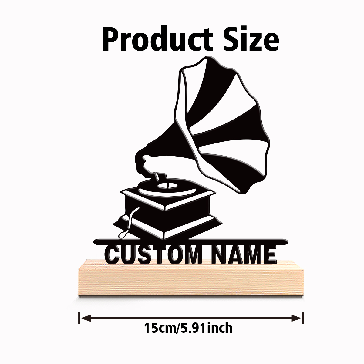 1pc Creative Gramophone Custom - Letter S Art Craft review and price