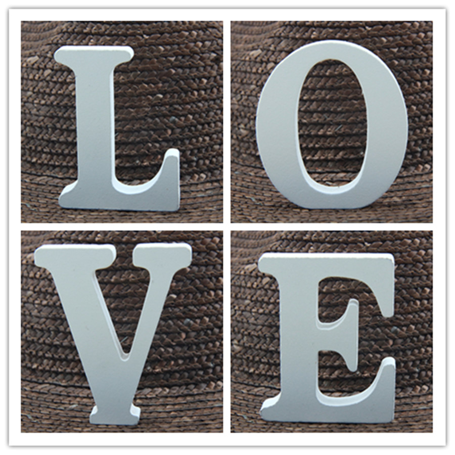 1pc 8CM White Wooden Letter En - Letter S Art Craft review and price