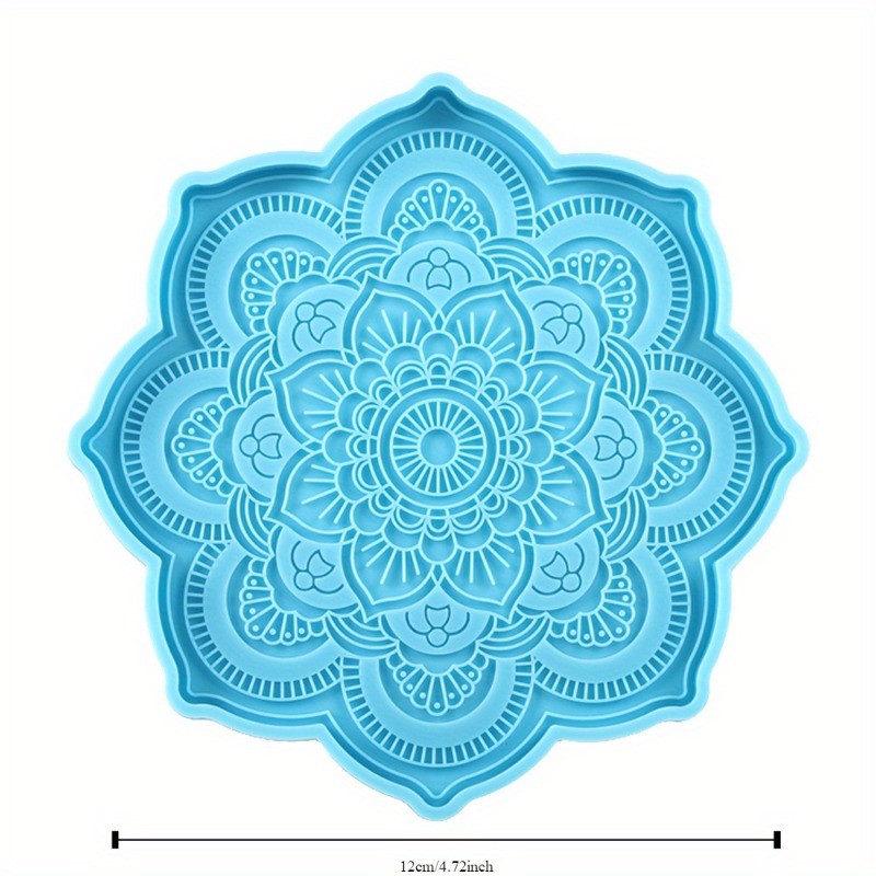 Mandala Coaster Silicone Mold  - Art Craft Flower review and price