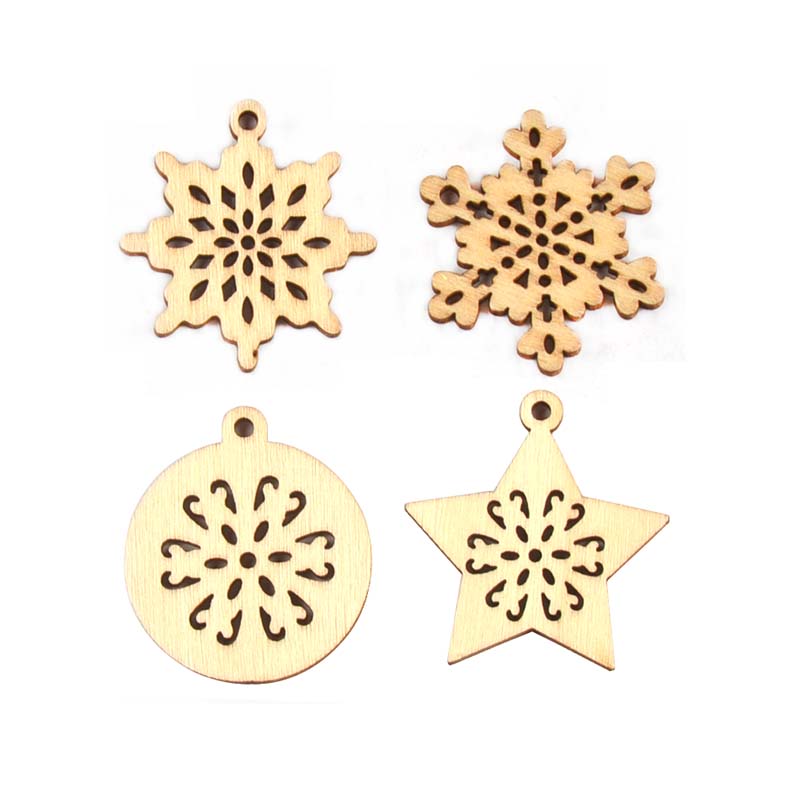 25pcs 34mm Mixed Snowflake/Sta - Art And Craft Xmas Tree review and price