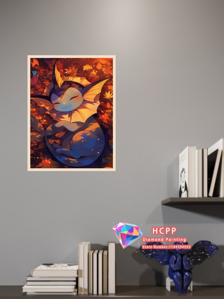1pc frameless Cartoon Pokemon  - Art Craft Things review and price
