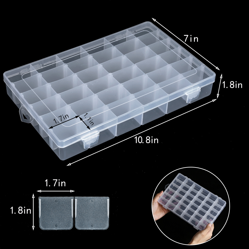 36 Grids Plastic Organizer Box - Art Craft Display review and price